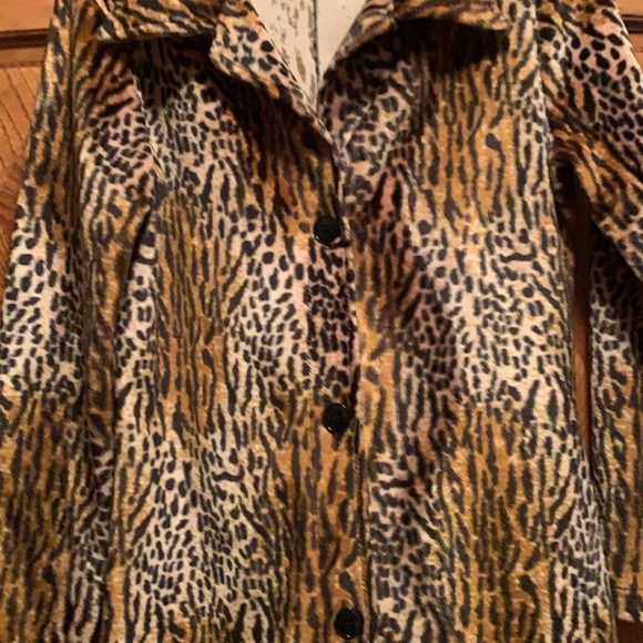 Stylish and versatile  leopard print long jacket or dress XS /S - Picture 8 of 10